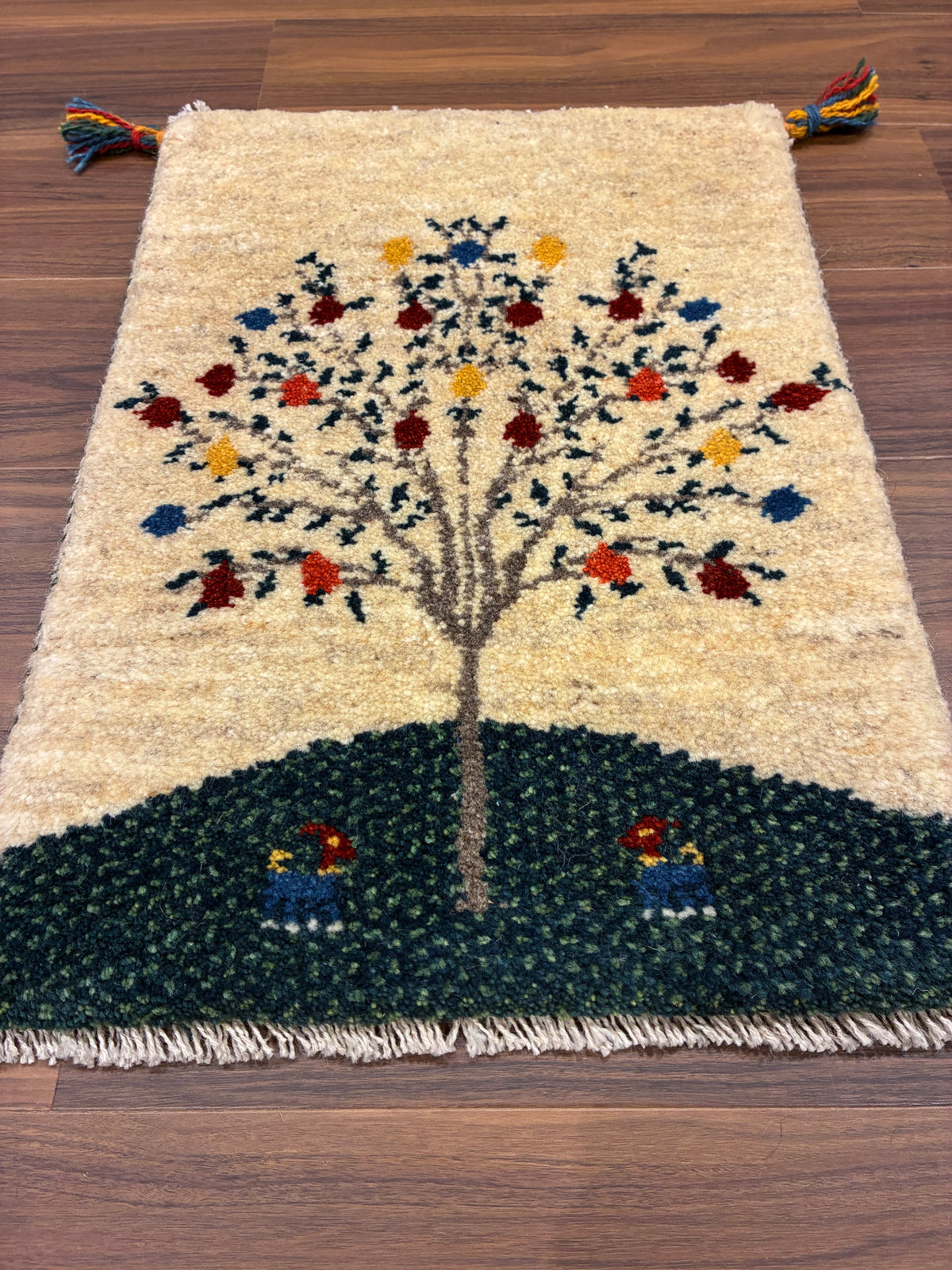 【千葉店】ギャッベ 58cm x 41cm NN19689