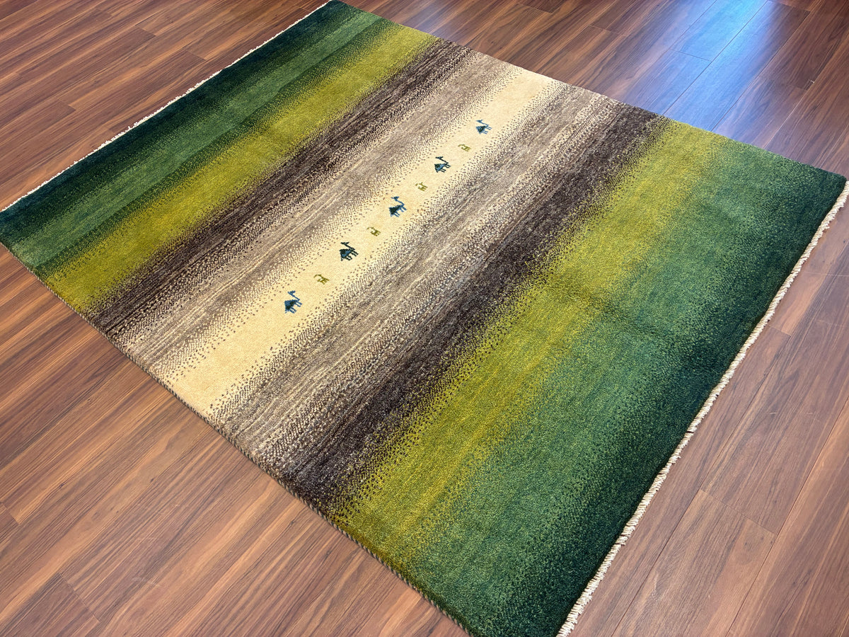 【千葉店】ギャッベ  195cm x 153cm RJ10575