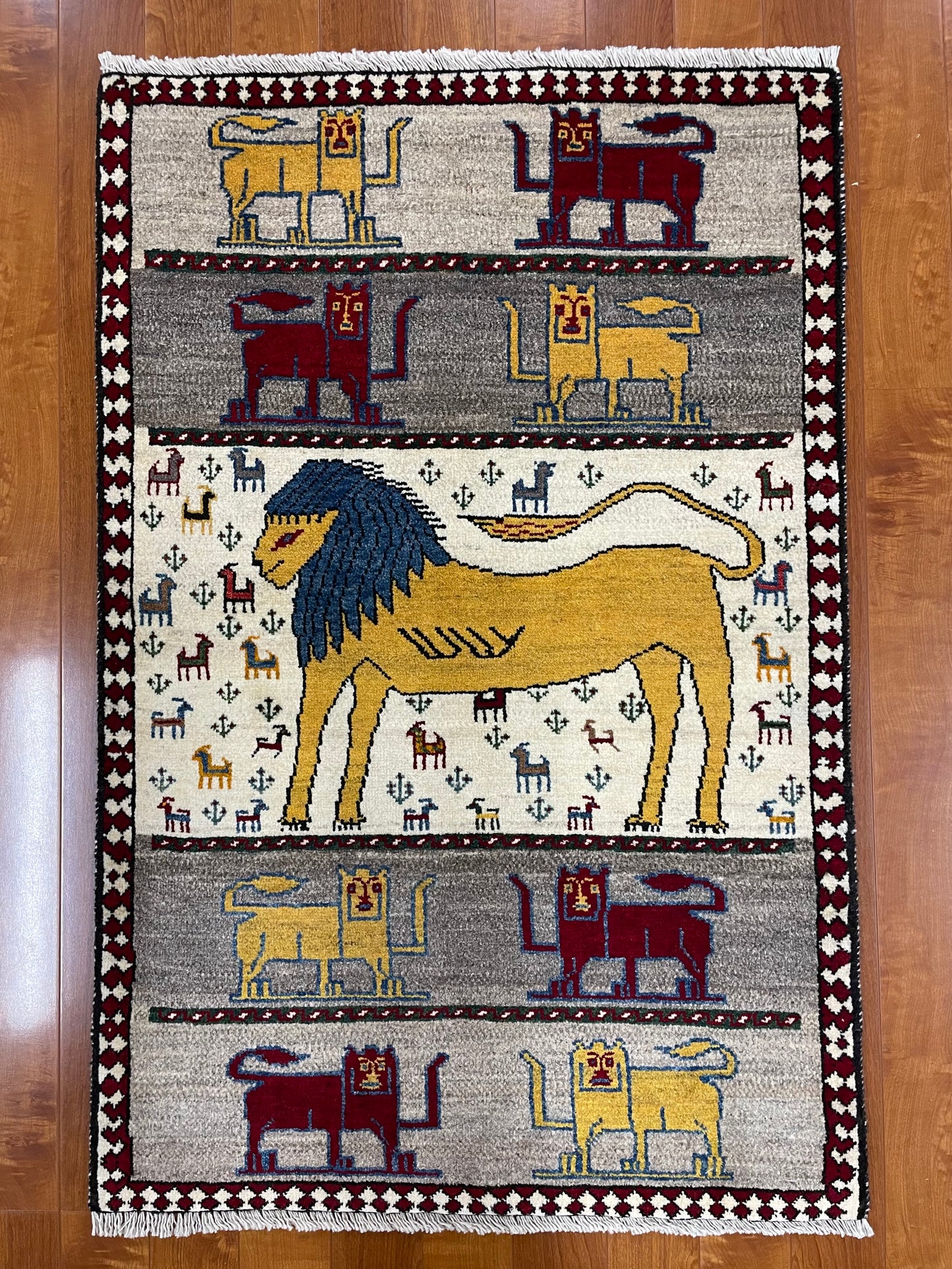 【オンライン限定】ギャッベ アマレバフト 130cm x 85cm RJ12678