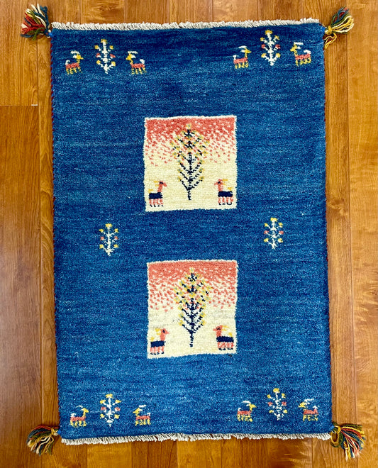 【オンライン限定】ギャッベ 93cm x 62cm RJ1766