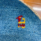 【オンライン限定】ギャッベ 90cm x 62cm (楕円形) RJ12317