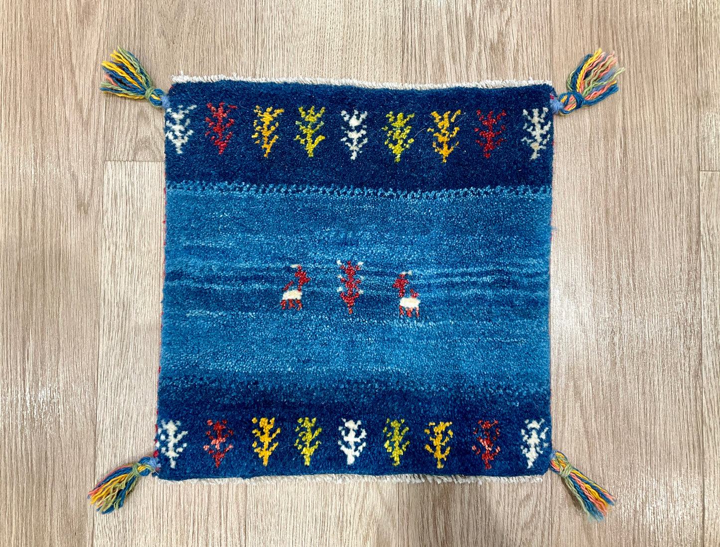 ギャッベ 40cm x 39cm AJ24562