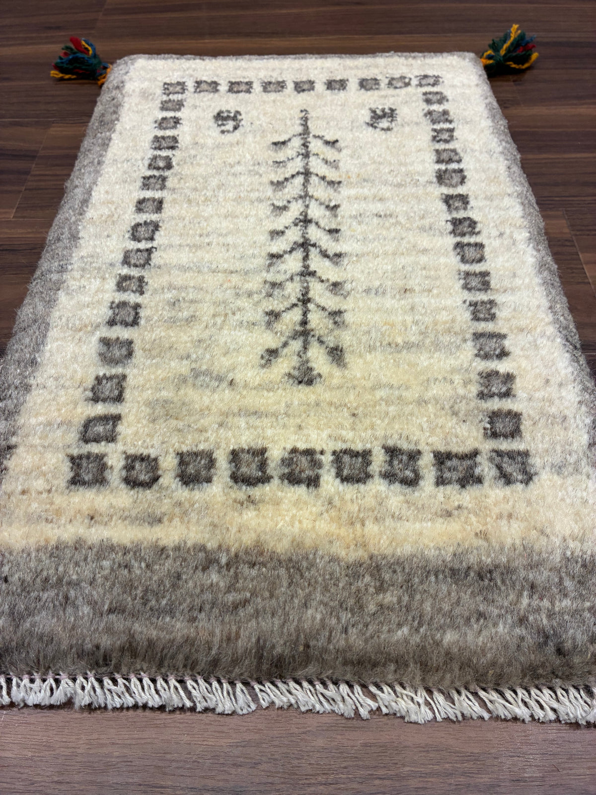 【千葉店】ギャッベ 58cm x 38cm NN20293