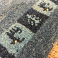 【千葉店】ギャッベ 43cm x 39cm Z3595