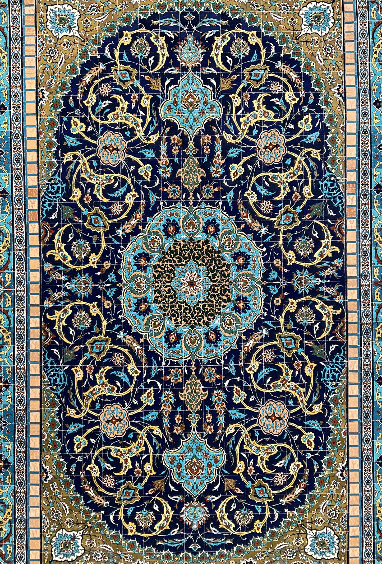 イスファハン ハギギ工房 318cm x 210cm B5800
