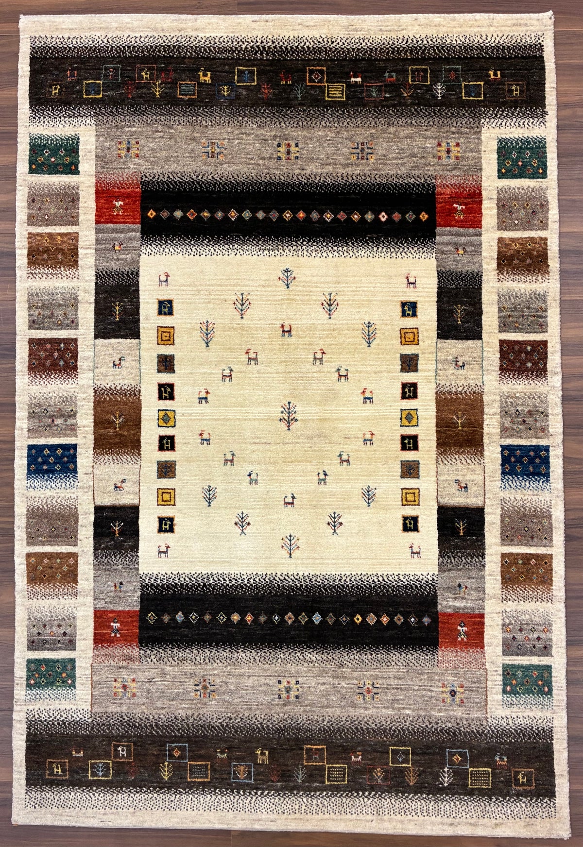 【千葉店】カシュクリギャッベ  182cm x 120cm RJ16107