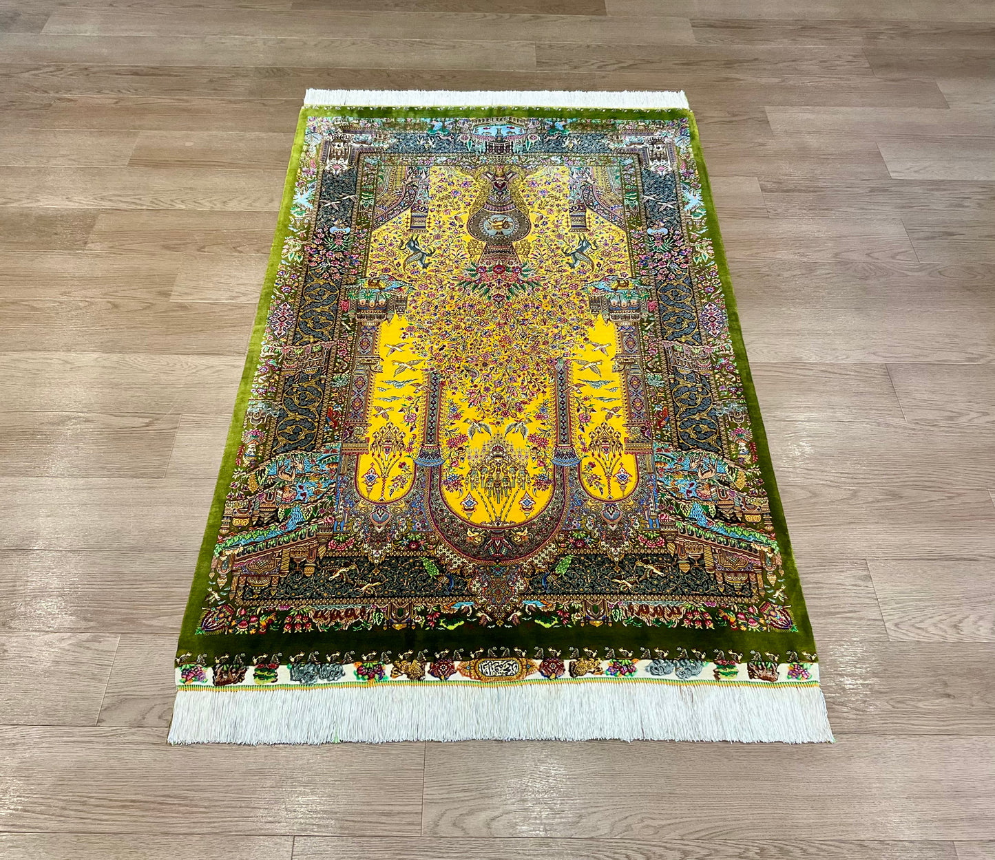 クム モハンマド工房 155cm x 100cm NT11115