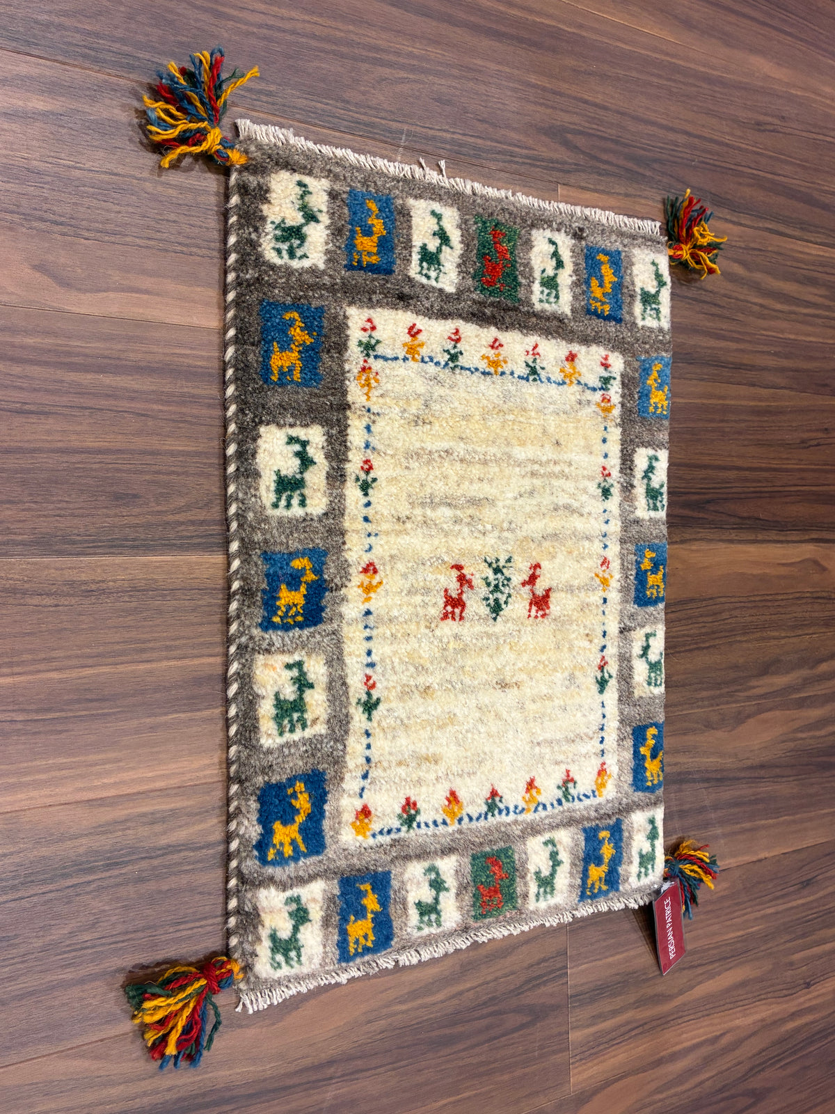 【千葉店】ギャッベ 57cm x 41cm NN19630