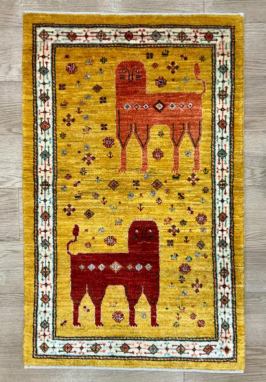 カシュクリギャッベ 100cm x62cm RJ16090