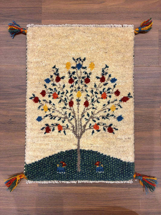 【千葉店】ギャッベ 58cm x 41cm NN19689