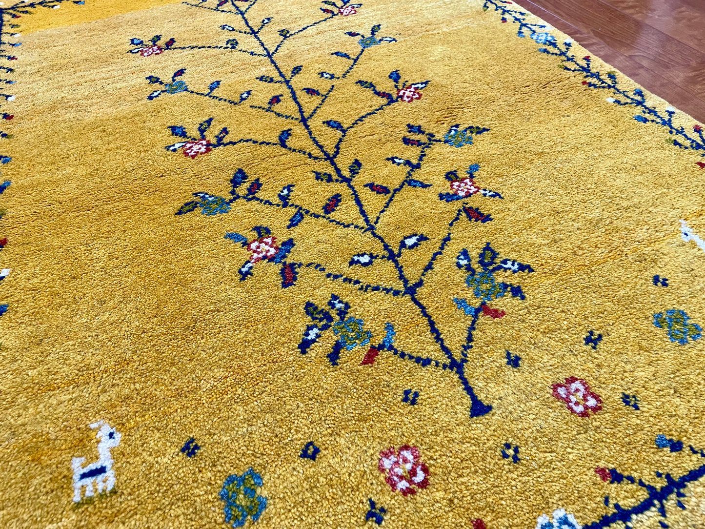 【オンライン限定】ギャッベ 117cm x 83cm RJ11772