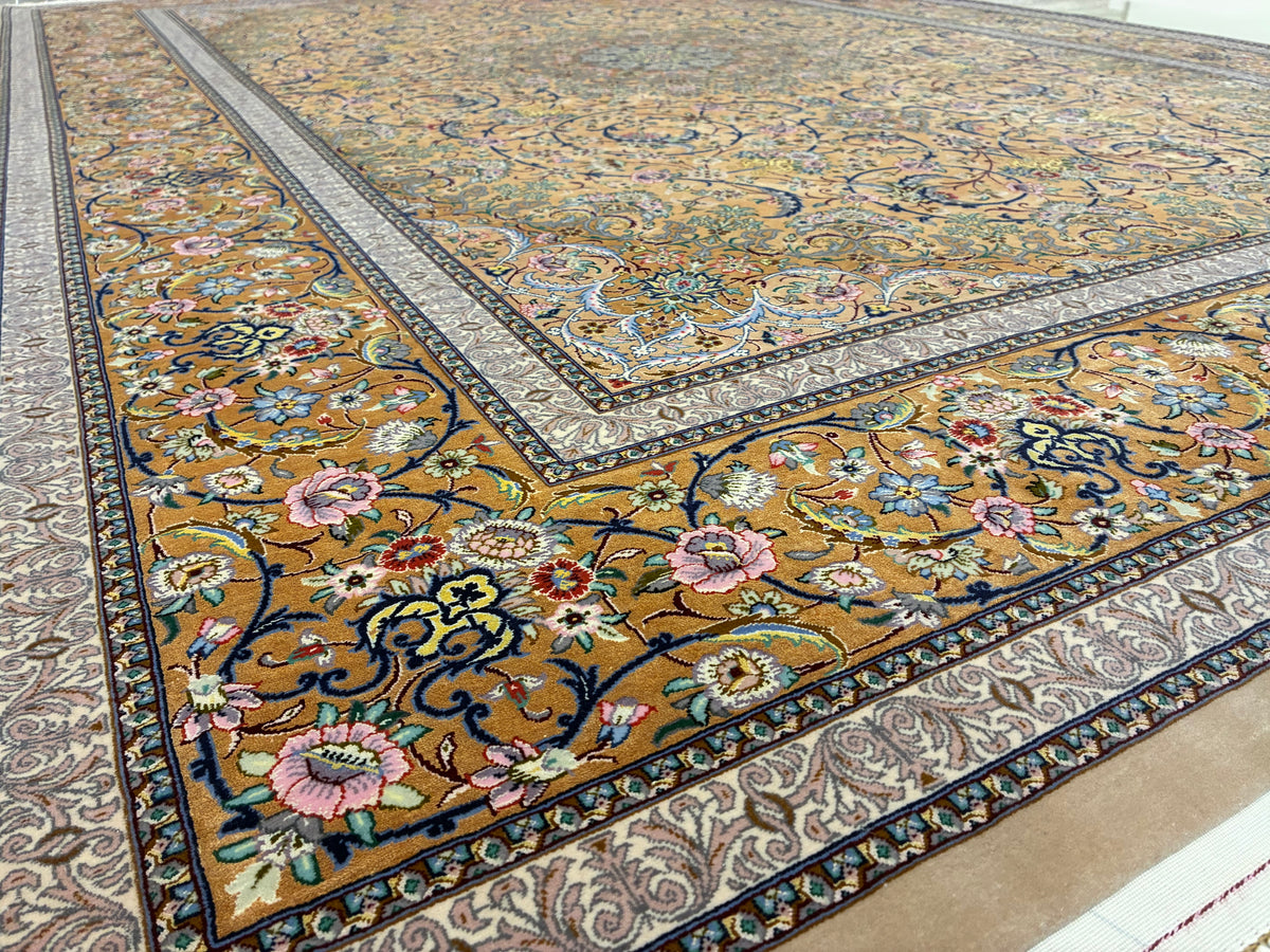 【千葉店】イスファハン レズバーニ工房 300cm x 208cm PS12448