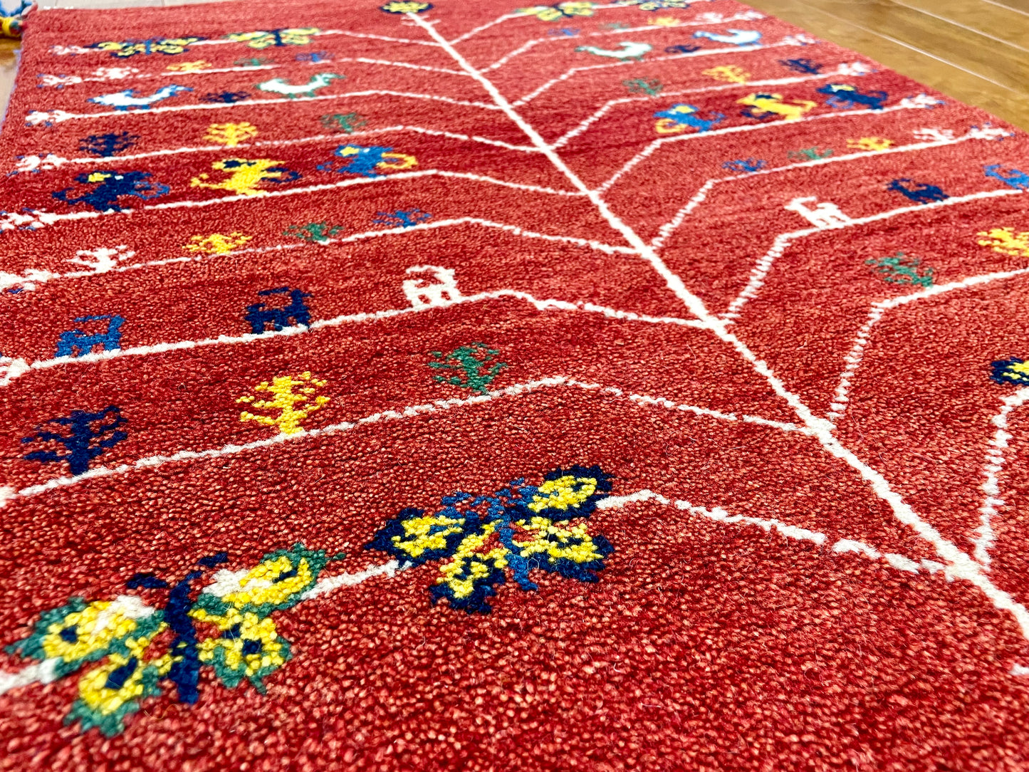 【オンライン限定】ギャッベ 85cm x 62cm RJ12395
