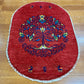 【オンライン限定】ギャッベ 90cm x 60cm (楕円形) RJ12555