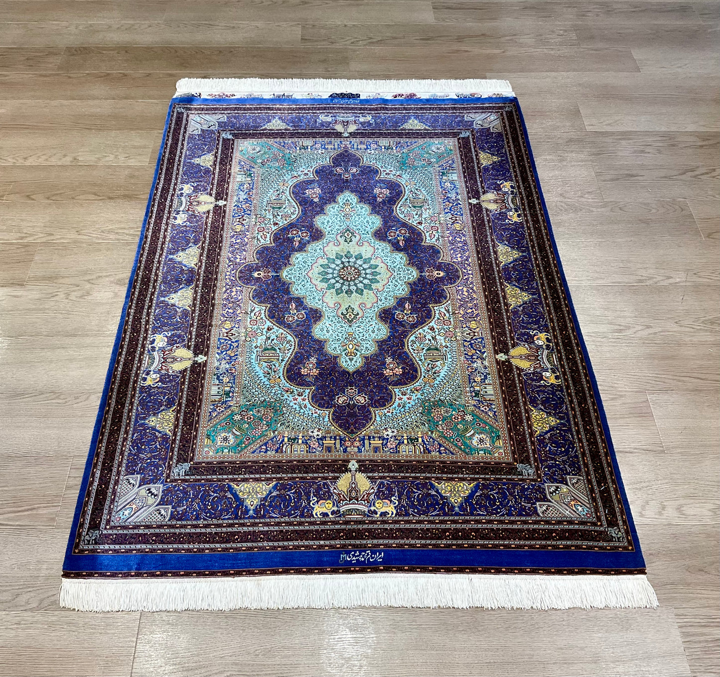 クム ジャムシーディ工房 148cm x 104cm NT11438