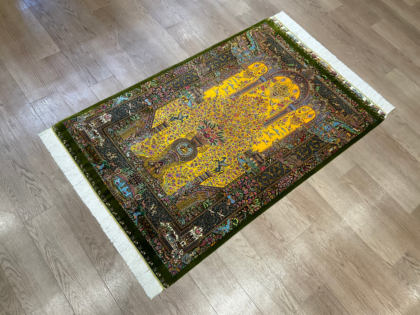クム モハンマド工房 155cm x 100cm NT11115