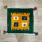 【福岡店】ギャッベ 43cm x 40cm Z3522