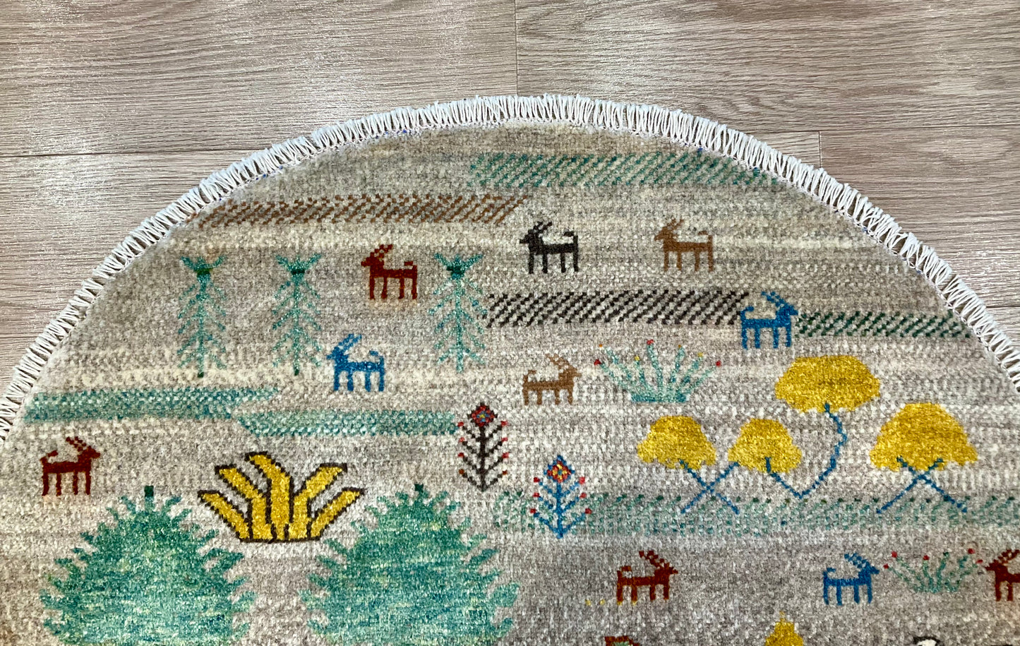 ギャッベ アマレバフト Φ100cm RJ14729