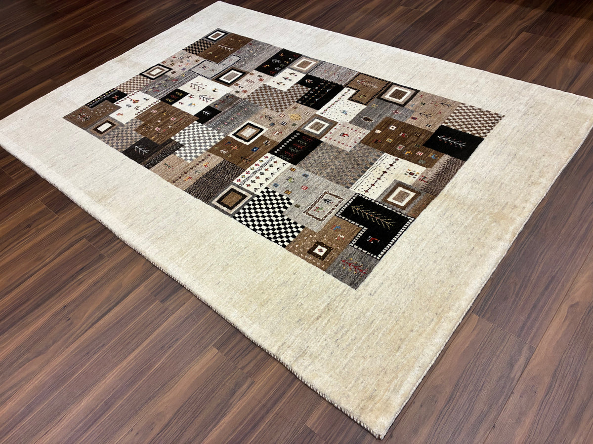 【千葉店】カシュクリギャッベ  200cm x 140cm RJ10948