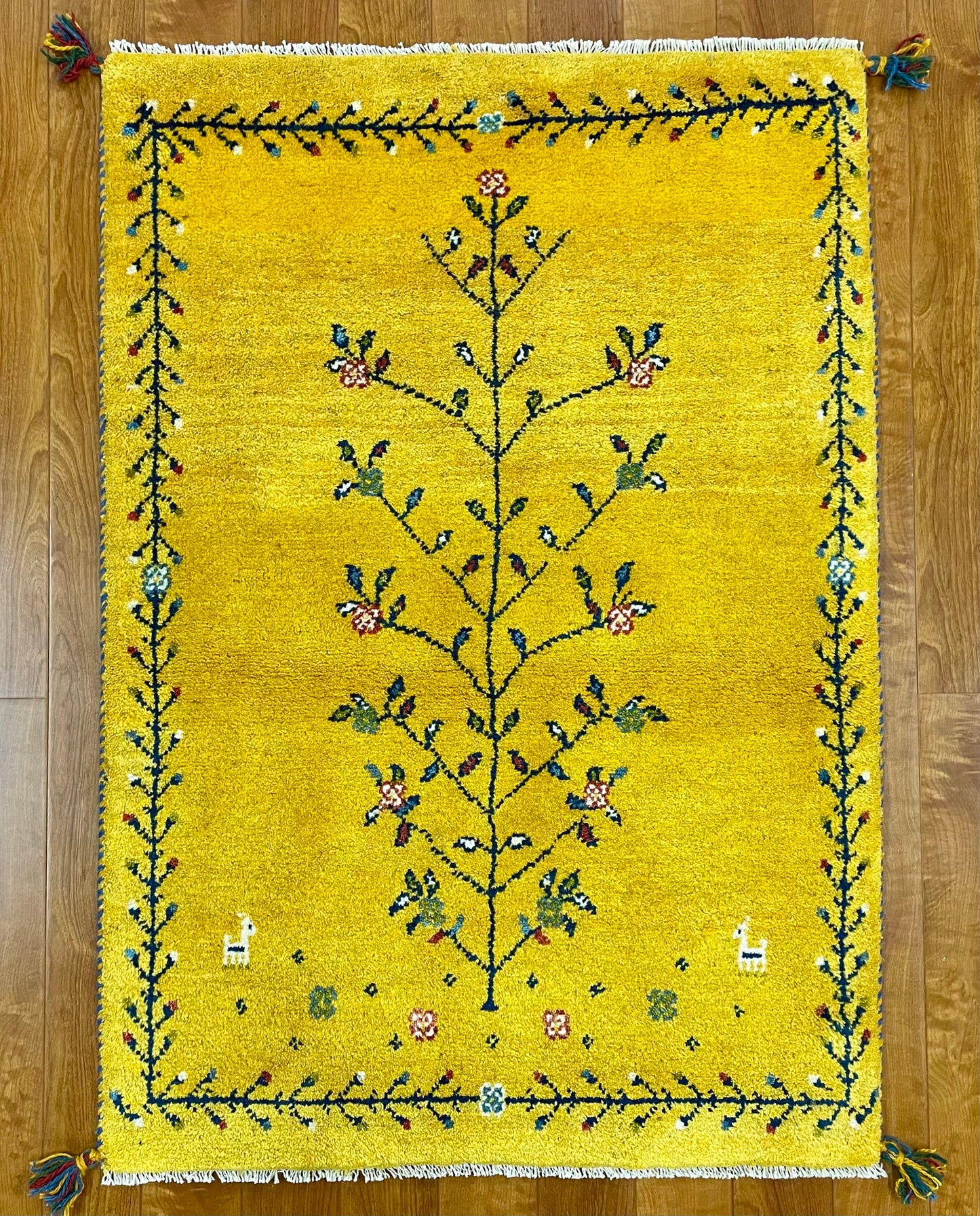 【オンライン限定】ギャッベ 117cm x 83cm RJ11772