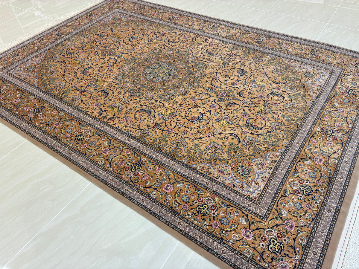 【千葉店】イスファハン レズバーニ工房 300cm x 208cm PS12448