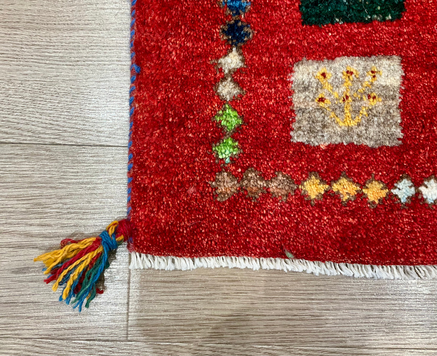 ギャッベ 45cm x 39cm Z619