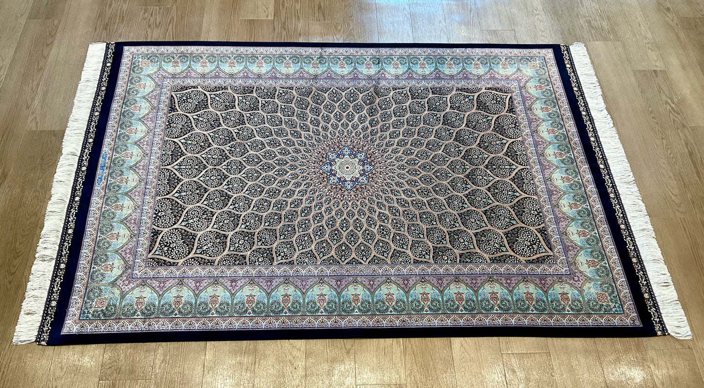 ペルシャンシルク 200cm x 135cm PS4918