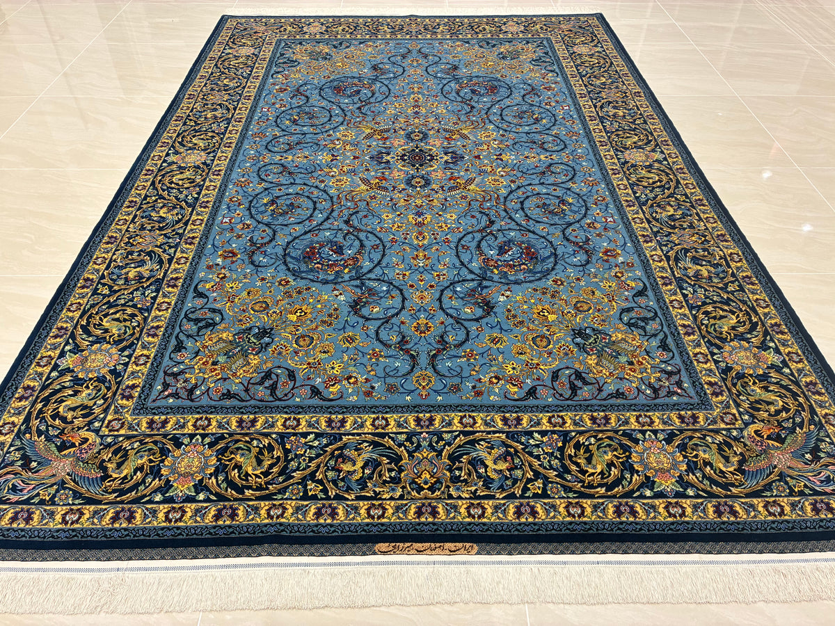 【千葉店】 イスファハン ミュザイ工房 308cm x 208cm PS13384