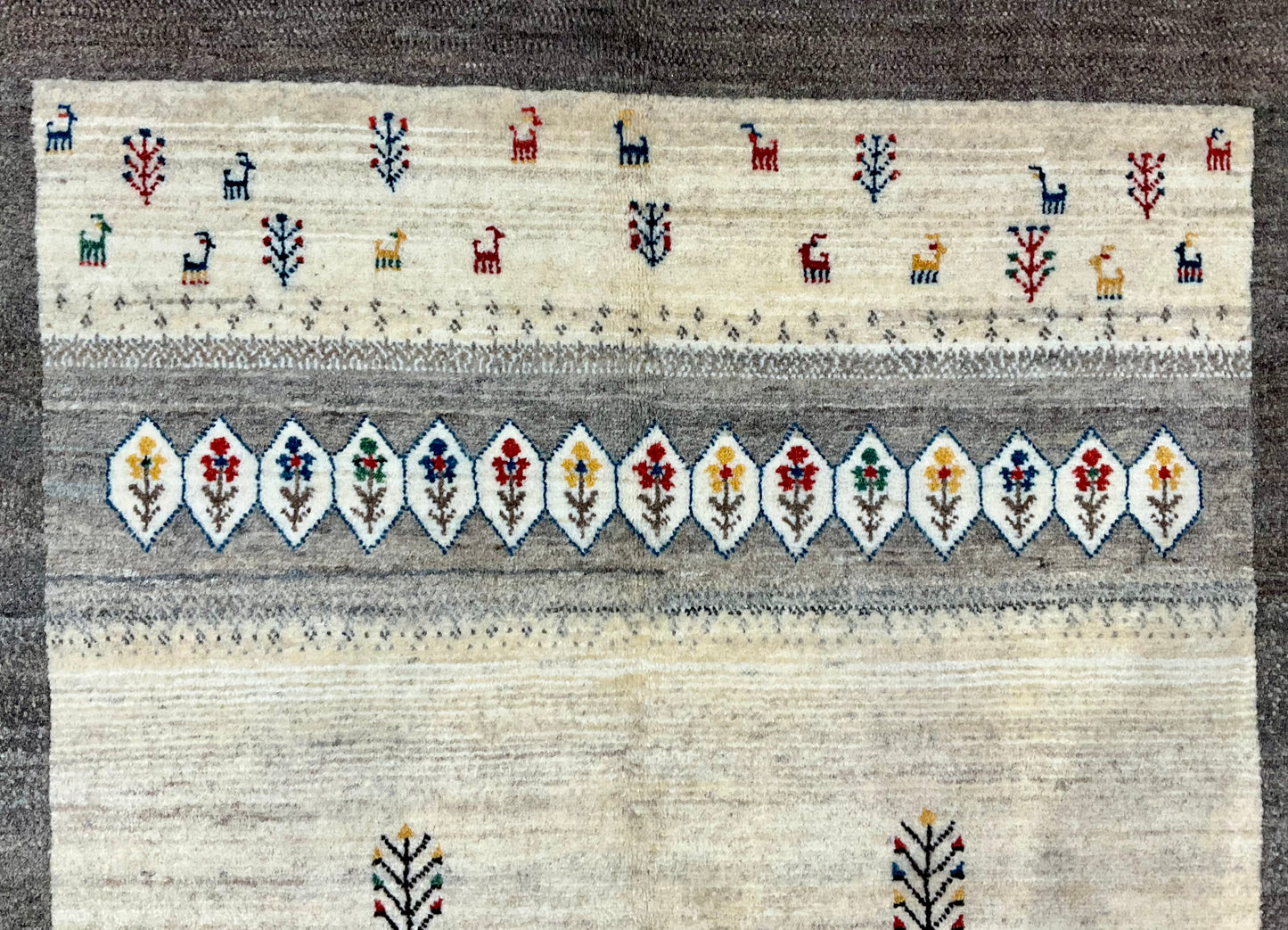 カシュクリギャッベ  210cm x 156cm RJ13172