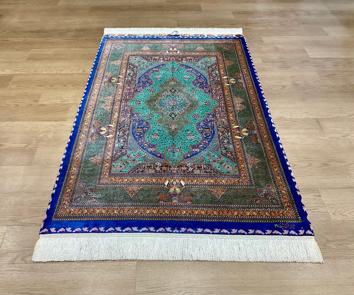 クム ジャムシーディ工房 160cm x 102cm JM248