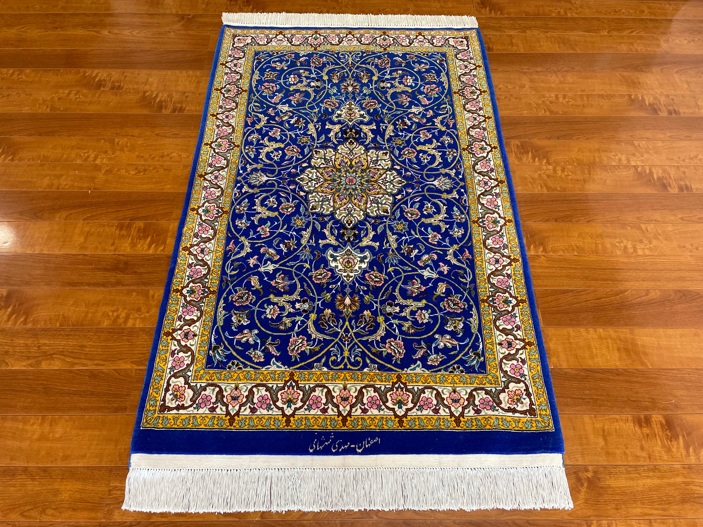 【オンライン限定】イスファハン シャッシャハーニ工房 143cm x 90cm A22610