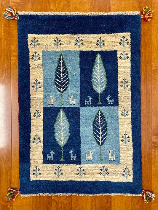 【オンライン限定】ギャッベ 90cm x 60cm RJ733