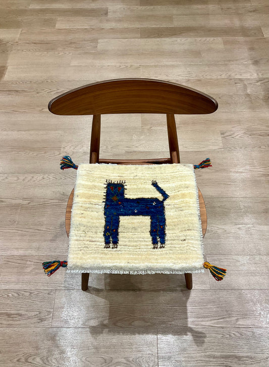 ギャッベ 44cm x 40cm Z1311