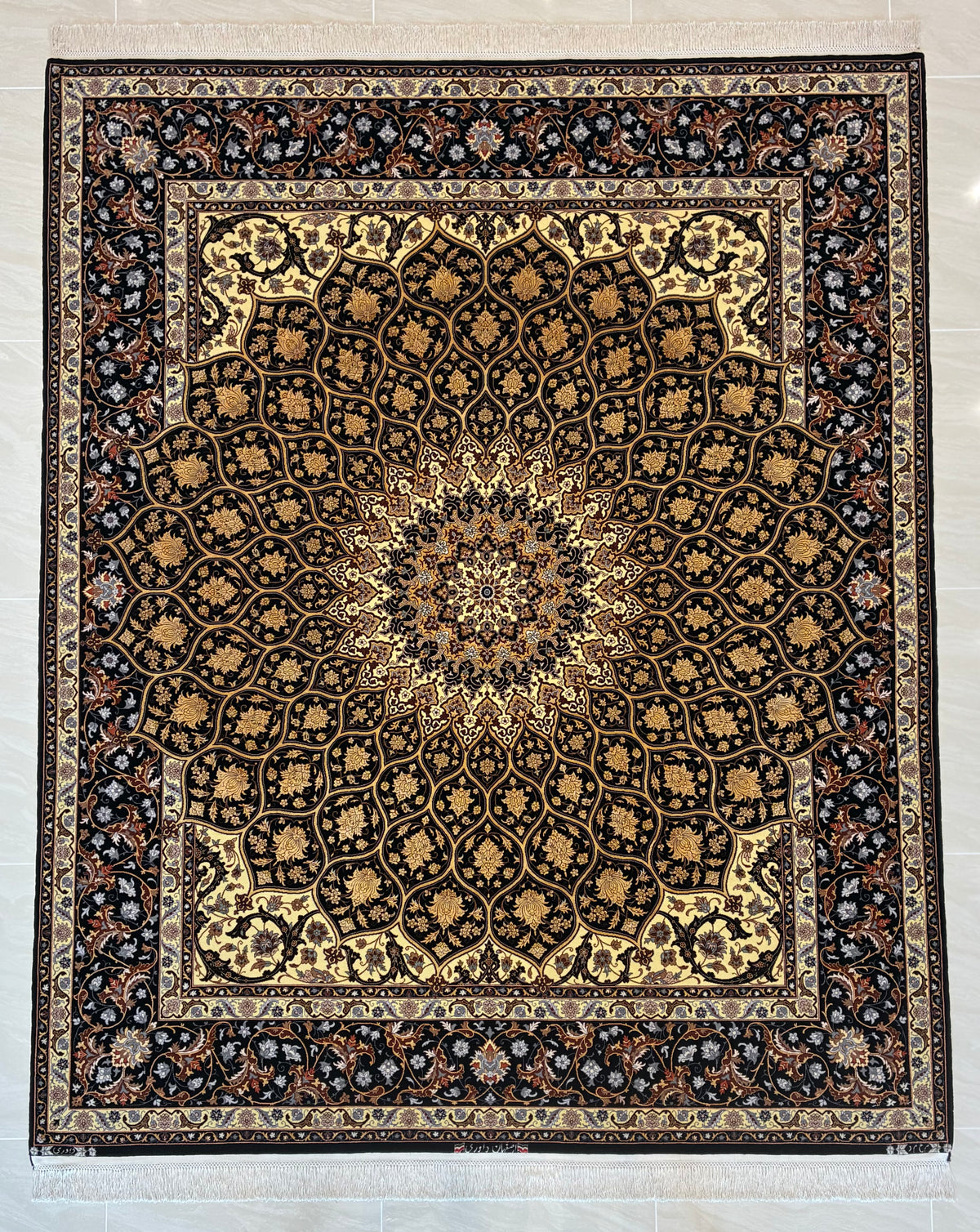 【千葉店】 イスファハン ダバリ工房 250cm x 205cm PS5218