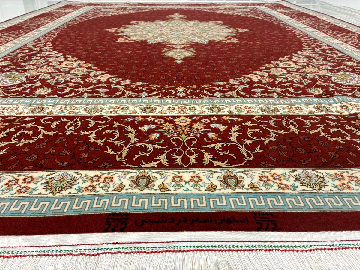 【千葉店】 イスファハン ダルダシティ工房 260cm x 210cm PS11253