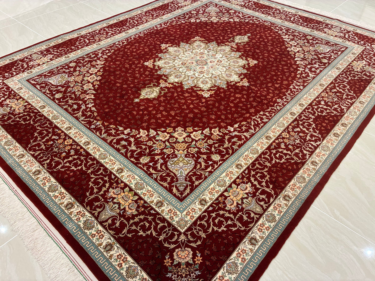 【千葉店】 イスファハン ダルダシティ工房 260cm x 210cm PS11253