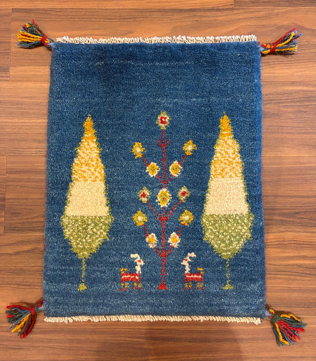 【千葉店】ギャッベ 53cm x 42cm NN20177