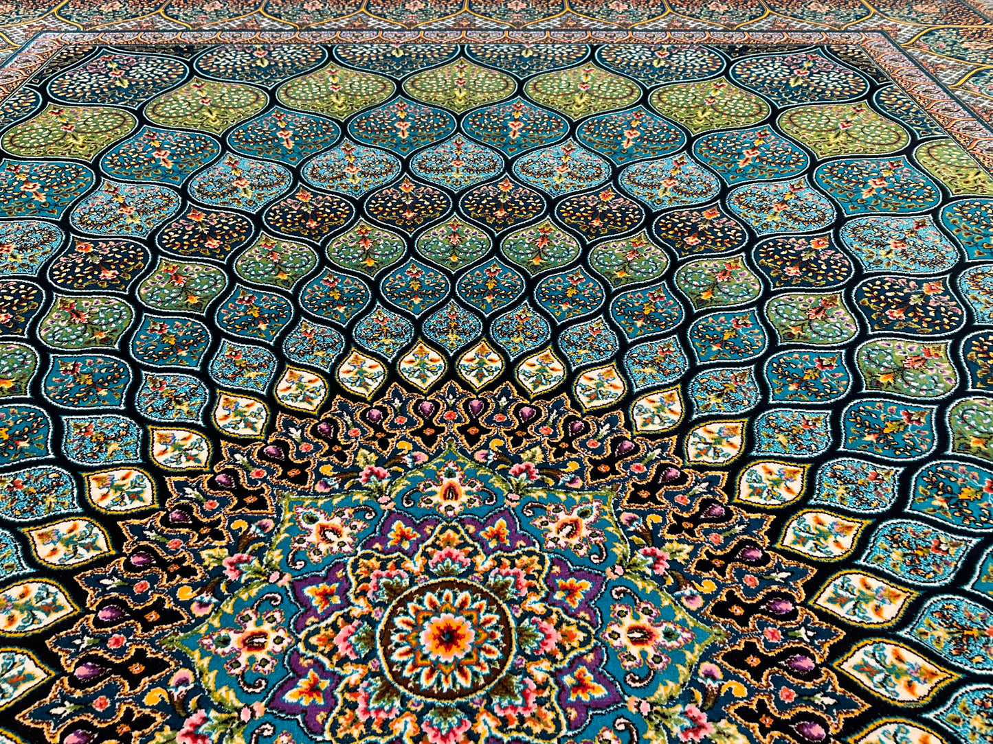ペルシャンシルク 200cm x 135cm PS11908