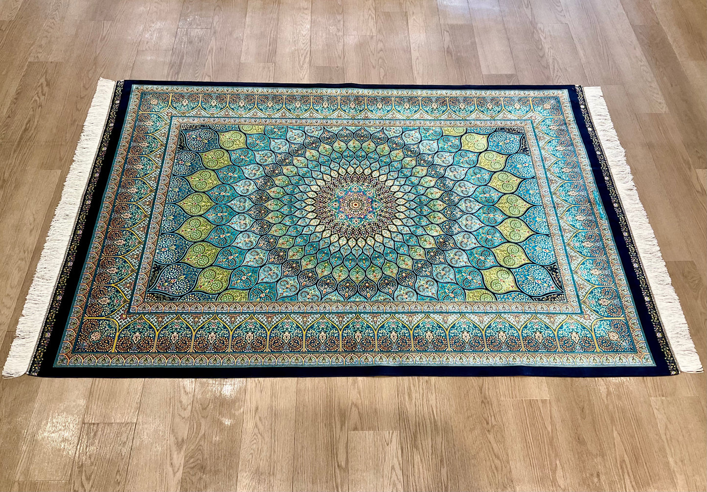 ペルシャンシルク 200cm x 135cm PS11908