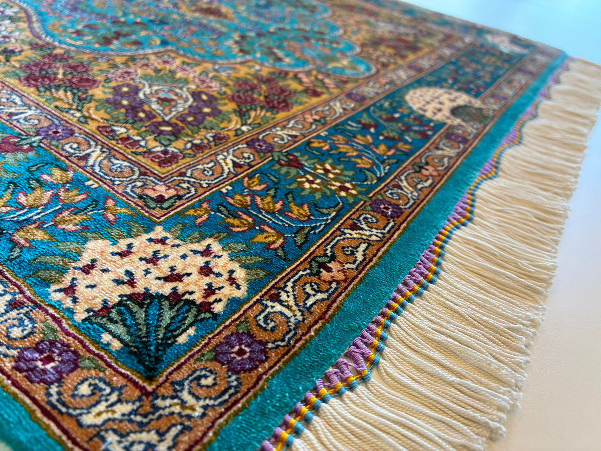 【千葉店】クム アフマディ工房 90cm x 62cm PS11946