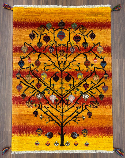【千葉店】カシュクリギャッベ 93cm x 64cm RJ12248
