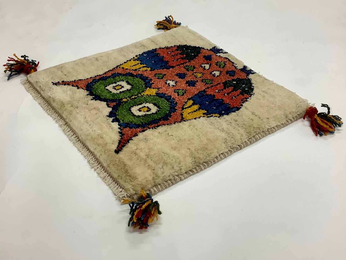 ギャッベ 42cm x 42cm T4862