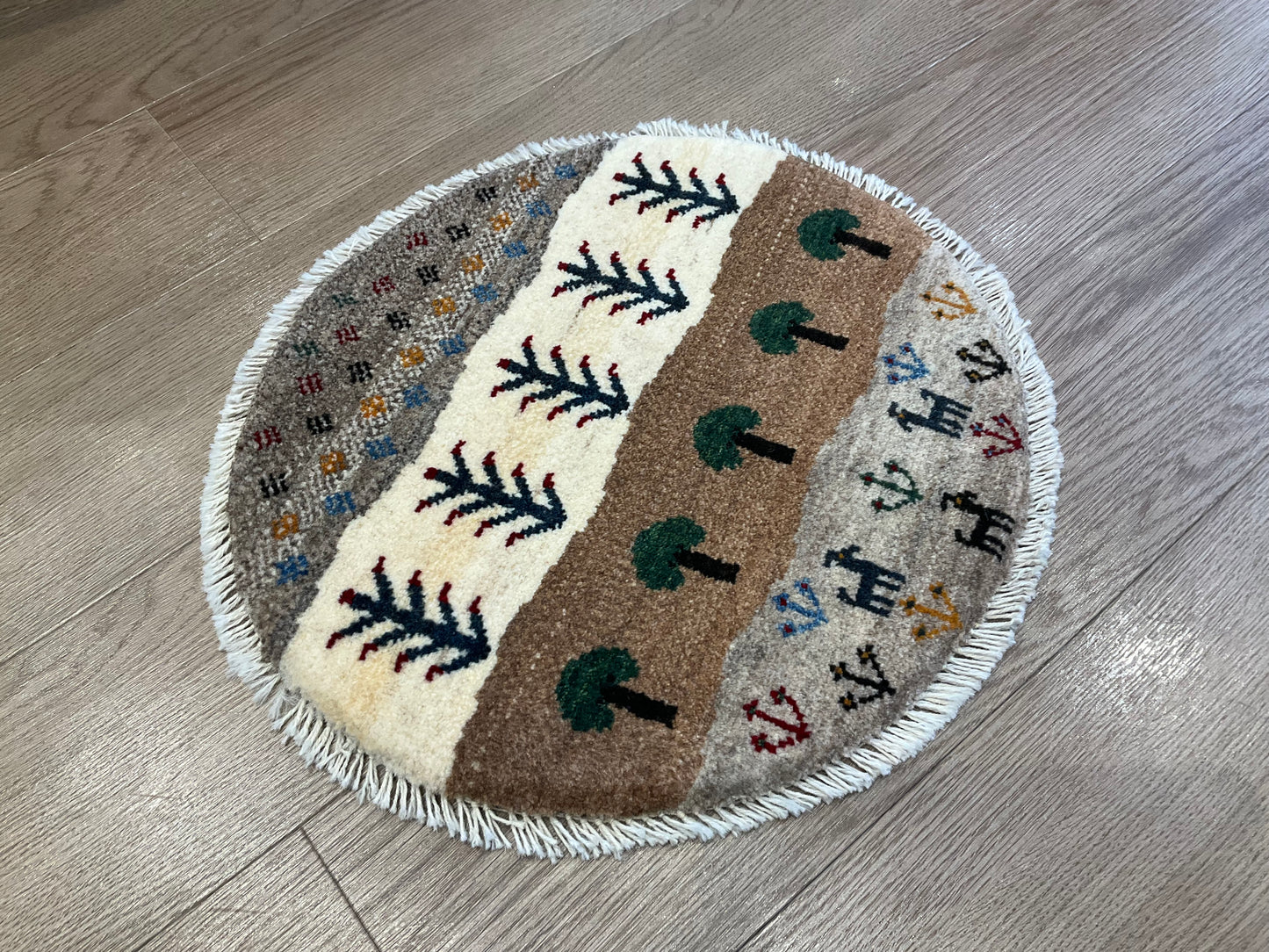 ギャッベ アマレバフト 41cm x 39cm T4843