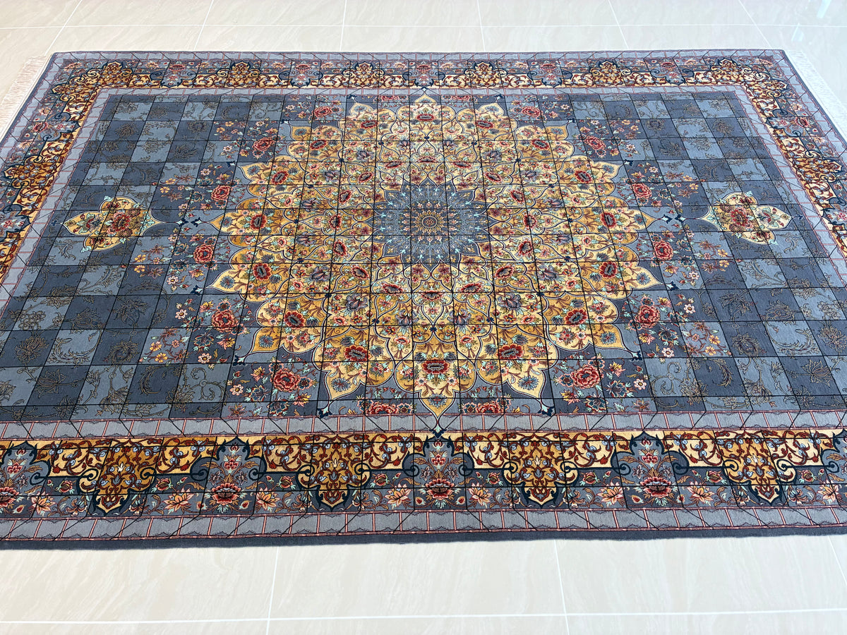 [千葉店] イスファハン ダーブッド工房 300cm x 200cm PS12454