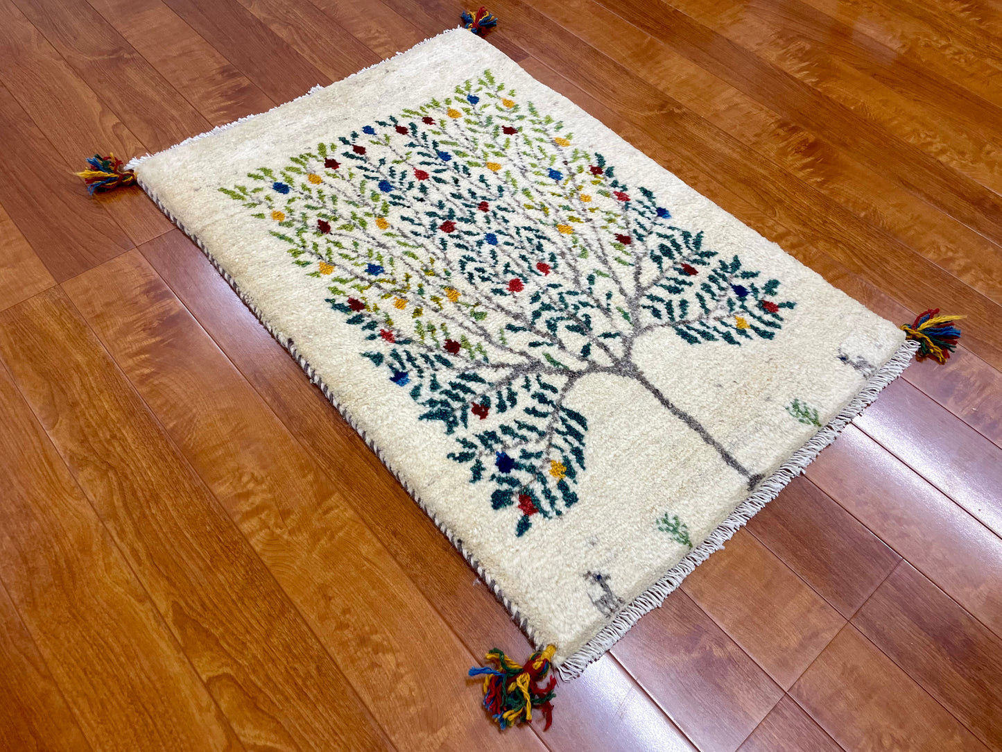 【オンライン限定】ギャッベ 90cm x 62cm RJ14212
