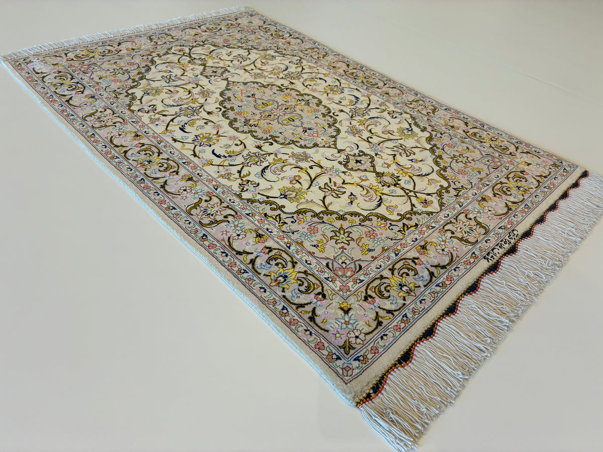 【千葉店】カシャーンシルク パディデ工房 88cm x 60cm PS12774