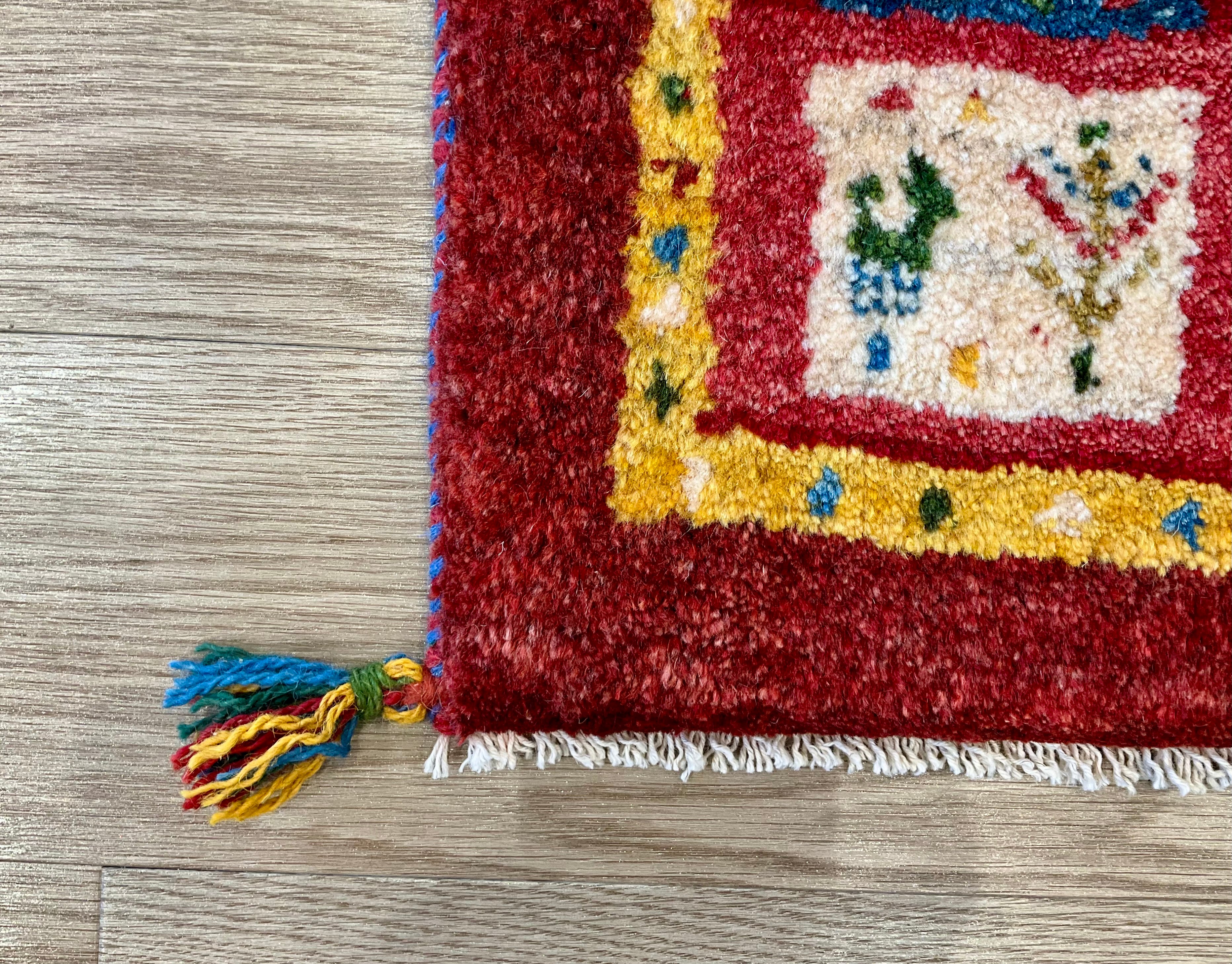 Winter SALE ペルシャ絨毯　ギャッベ　新品 148x105 cm ギャッベ 46cm x 40cm Z581 – ペルシャ絨毯専門店 ペルシャンパトリス