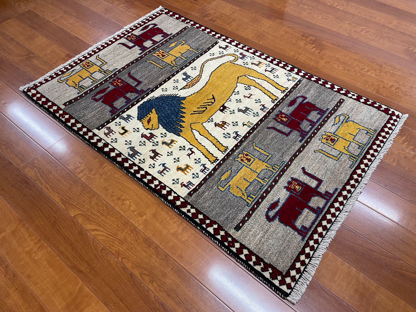 【オンライン限定】ギャッベ アマレバフト 130cm x 85cm RJ12678