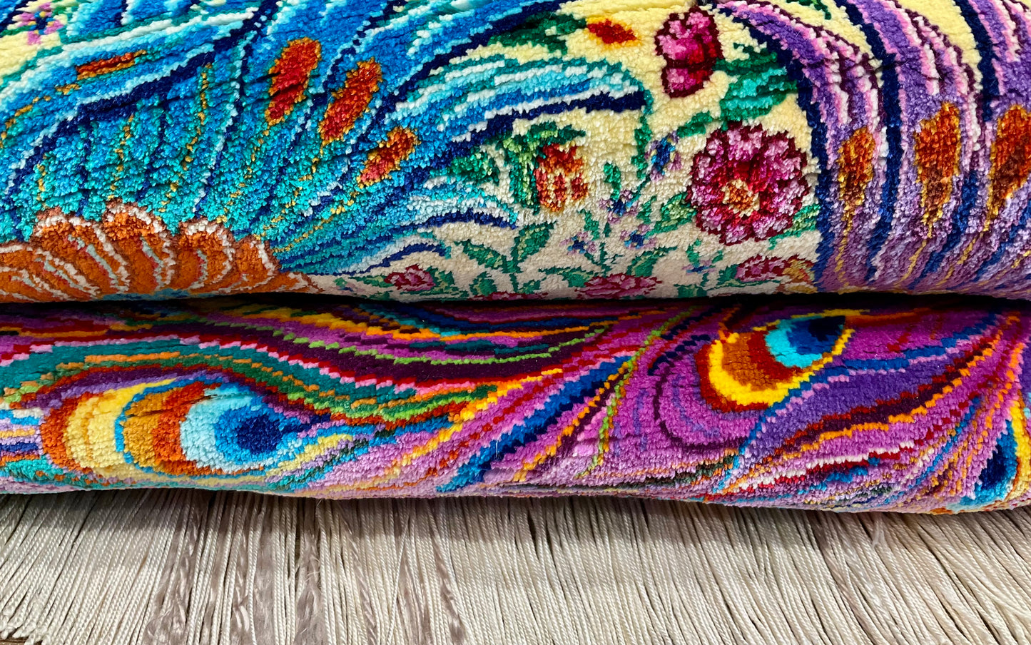 クム バハラミ工房 117cm x 82cm(楕円形) PS9357
