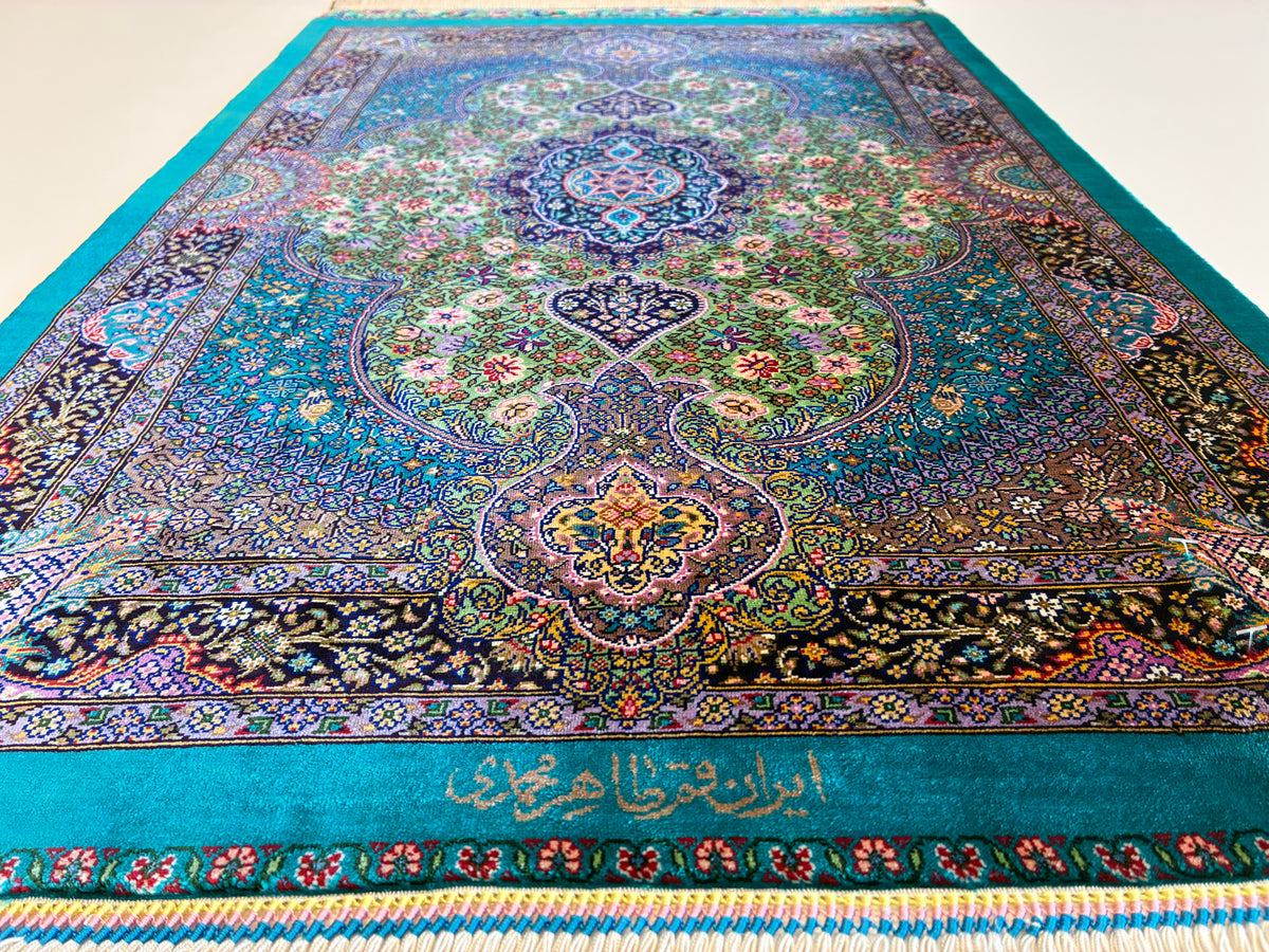 【千葉店】クム モハンマディ工房 88cm x 60cm NT15030